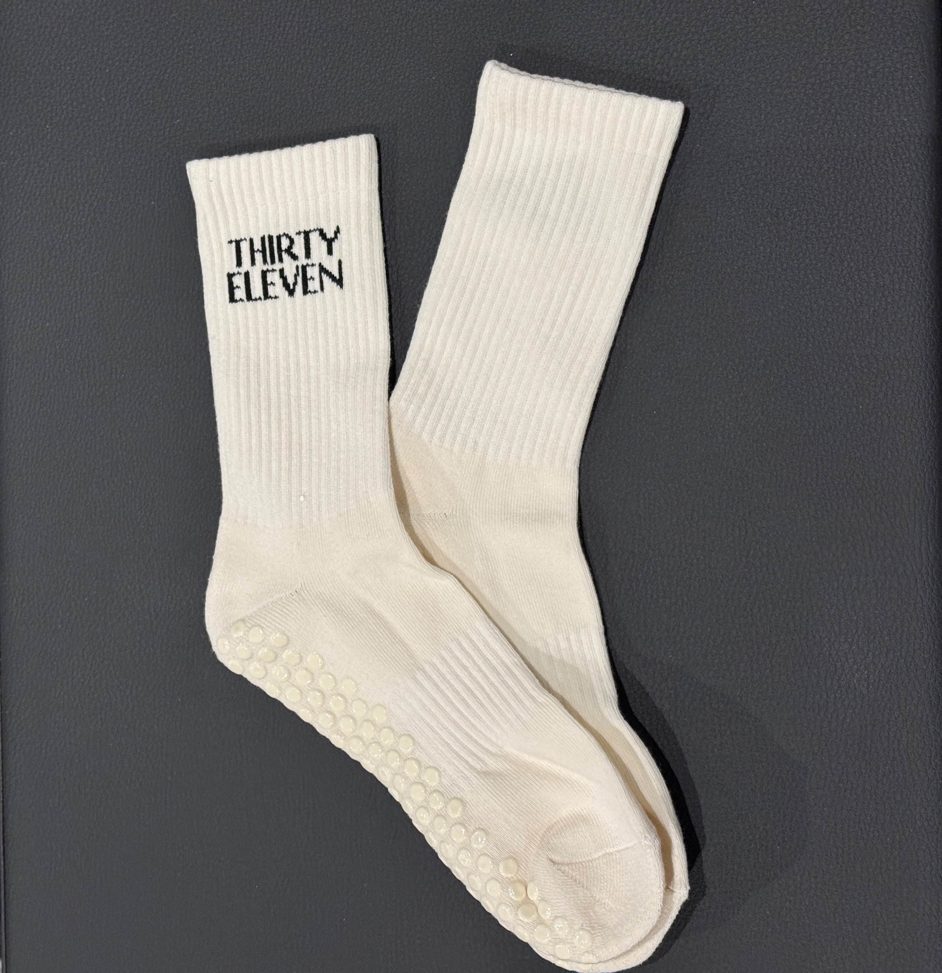 Thirty Eleven ivory grip socks